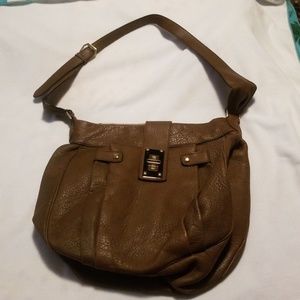 Large MCM soft leather handbag